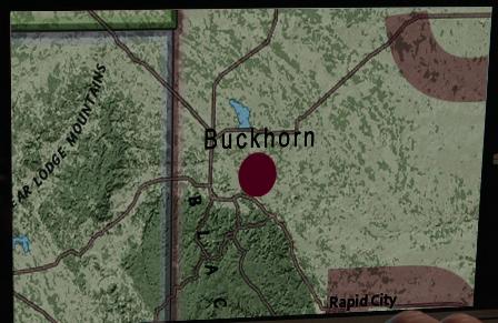 Buckhorn on map