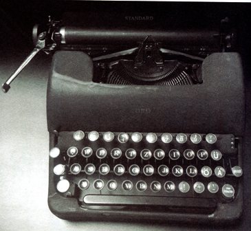 Major Briggs' Corona typewriter